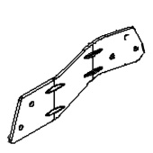 Front left-hand bagger bracket Front left-hand bagger bracket