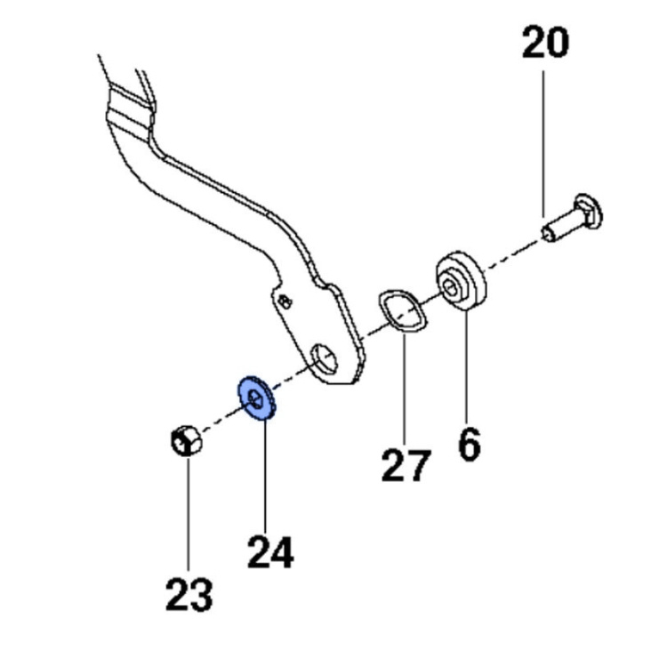 Washer spring-, 7/16