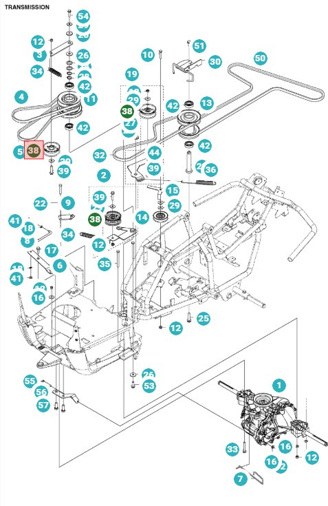 Pulley Rider 111B, 112C, 115B, 115C