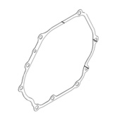 Crankcase cover gasket Crankcase cover gasket