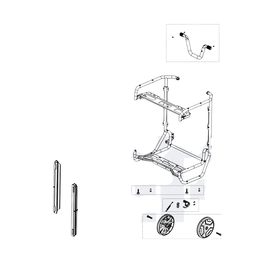 Frame assembly a 100