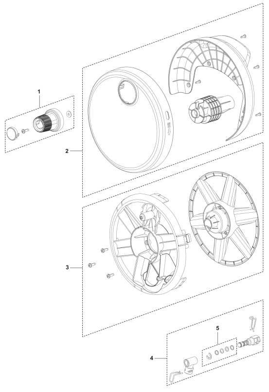 Cover Hose Reel Covers And Axl 5460926-01