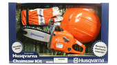 Husqvarna forestry kit for kids – chainsaw, helmet, gloves Husqvarna forestry kit for kids – chainsaw, helmet, gloves