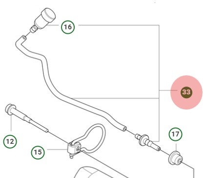 Breather Hose Assy T540Xp Mark