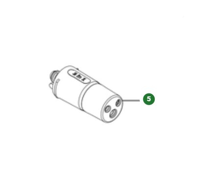 3-in-1 nozzle (soft/coarse) Husqvarna PW 360 II, PW 370