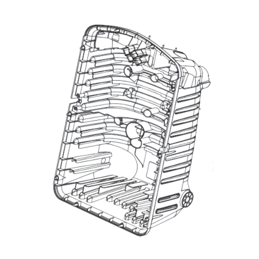 Cover rear cabinet kit