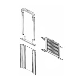 Backplate backside kit a 45 Backplate backside kit a 45
