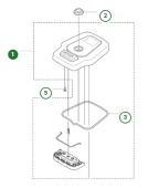 Stop button Automower Nera Stop button Automower Nera