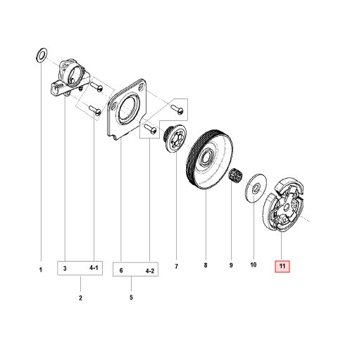 Clutch Husqvarna 120