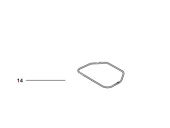 Sealing strip DISPLAY 305E, 310, 315, 315X, 320, 430X, 450X Nera Sealing strip DISPLAY 305E, 310, 315, 315X, 320, 430X, 450X Nera