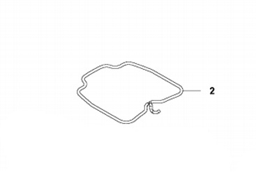 Sealing strip upper front chassis 435X