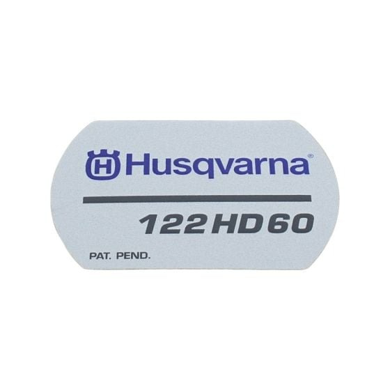 Decal Starter Husqvarna 122HD60