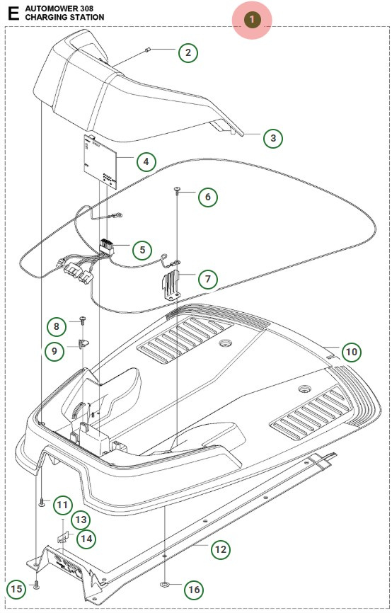 Charging Station Am308 White 5766367-06