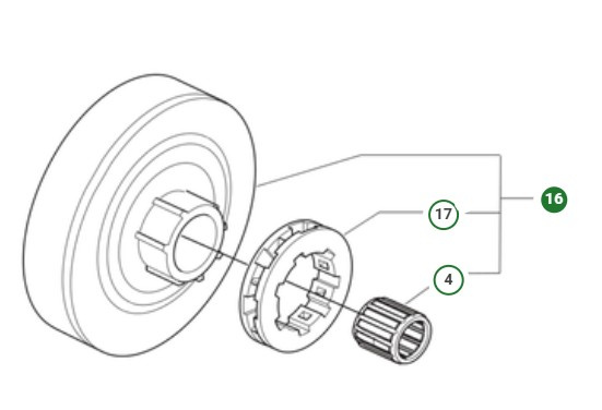 Clutch drum 0.325