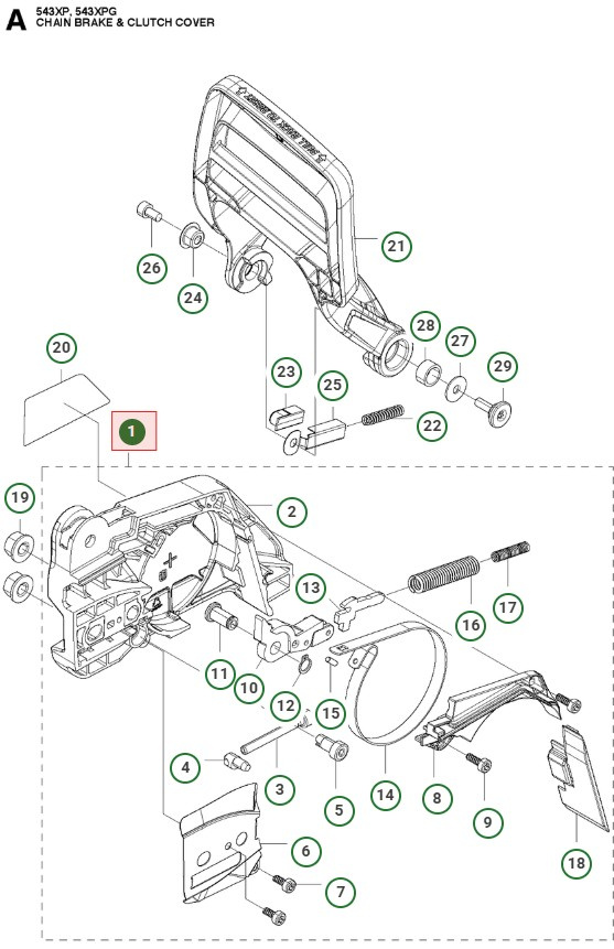 Clutch Cover Kpl 543Xp 5774338-01