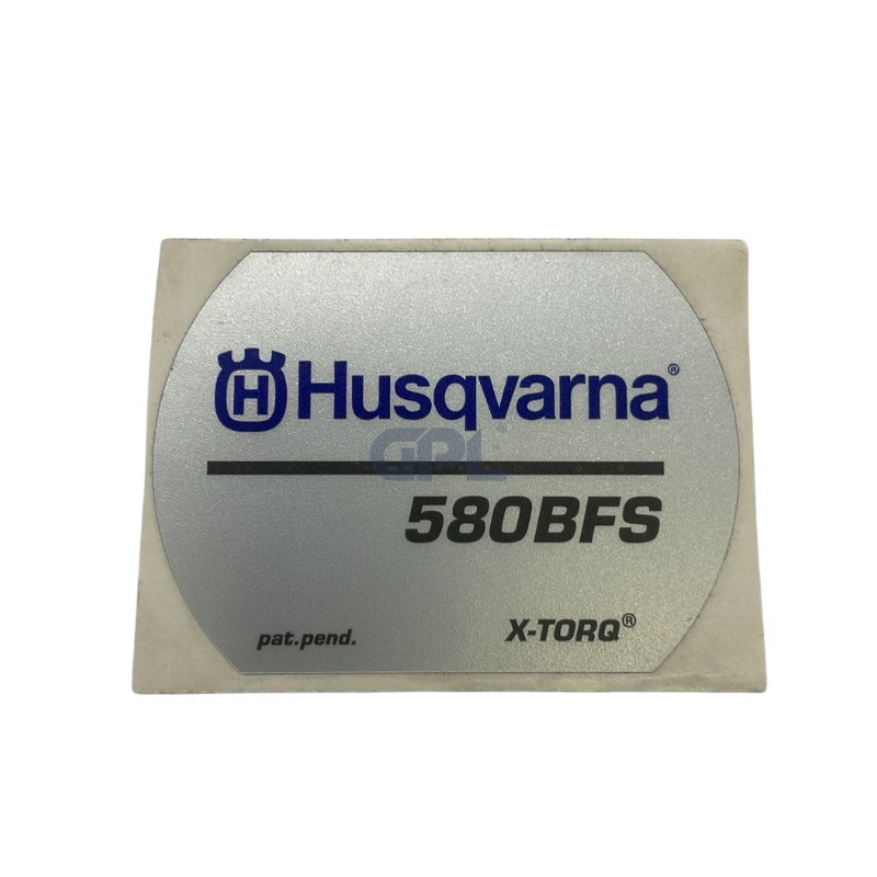 Decal Starter Husqvarna 580BFS