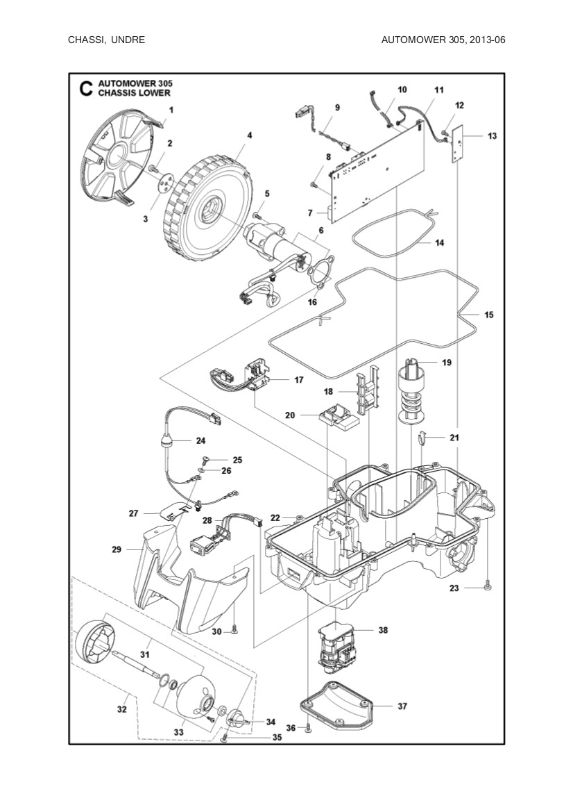Wheel motor Assy 5778399-02