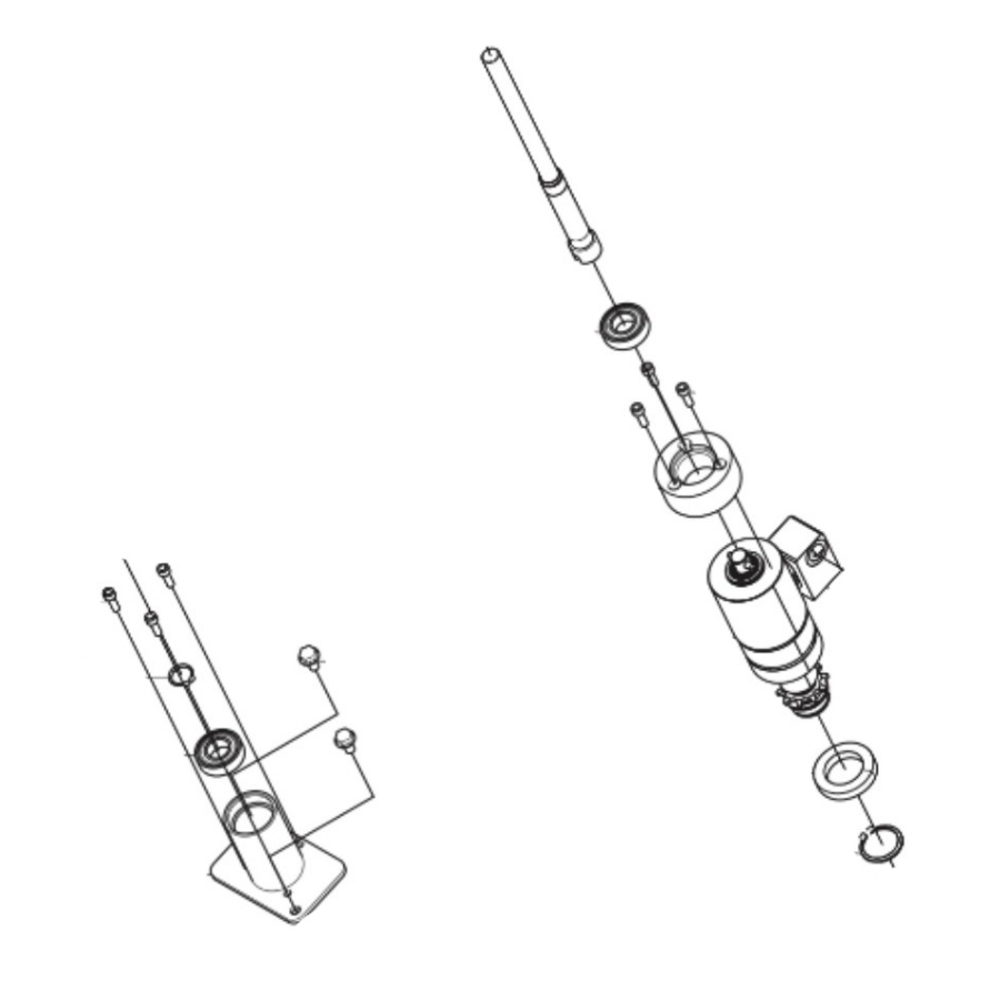 Steering servo compl
