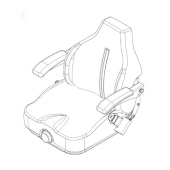 Seat Kpl, 5798661-04 Seat Kpl, 5798661-04