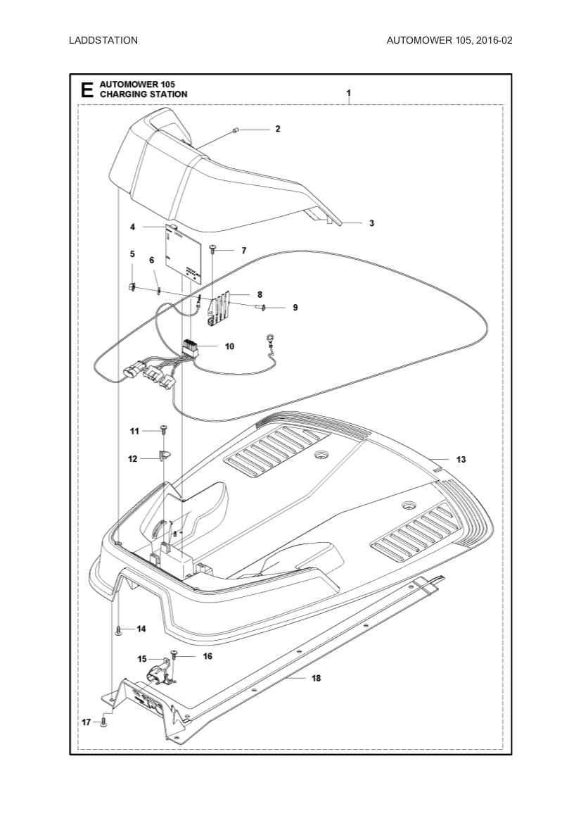 Charging station lower