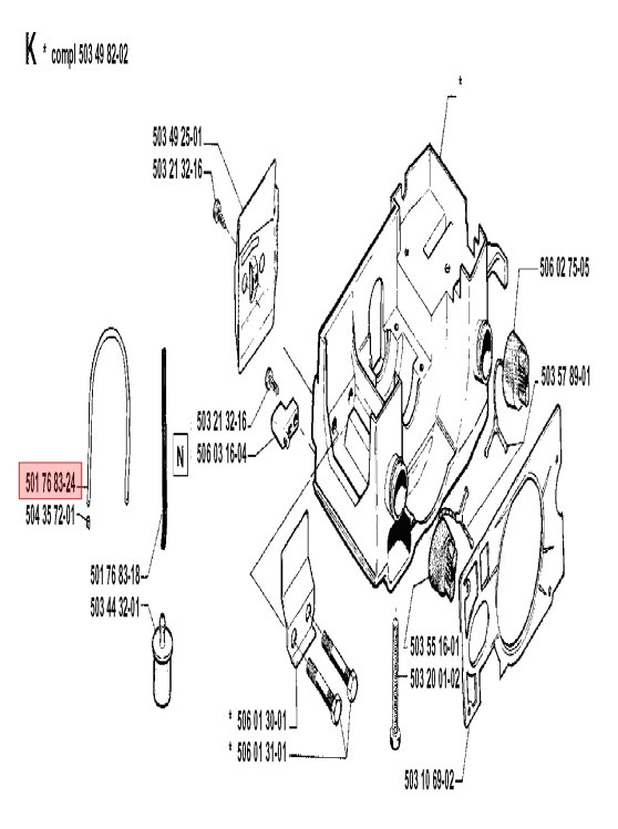 Fuel hose 5817561-25