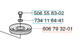 Belt tensioner wheel Belt tensioner wheel