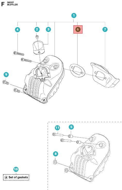 Gasket Muffler 5819185-01