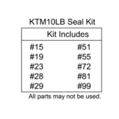 Seal Kit 187K0099070 Seal Kit 187K0099070