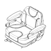 Armrest Lh 5823104-01 Armrest Lh 5823104-01