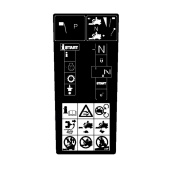 Warning/Start Decal P524 5825700-06 Warning/Start Decal P524 5825700-06