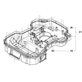 Lower chassis 430X, 450X, 520 Lower chassis 430X, 450X, 520