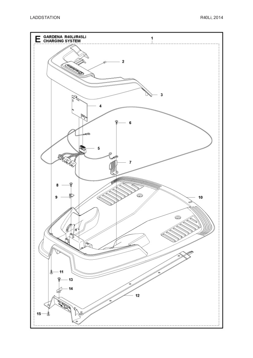 Cover charging station