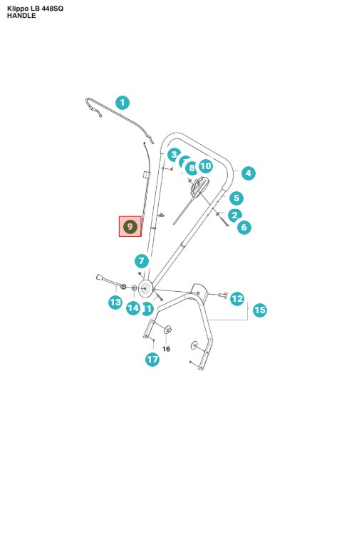 Engine brake cable Excellent S, Comet S, Lb448