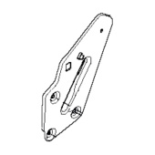 Handle Support, Left 5872121-02 Handle Support, Left 5872121-02