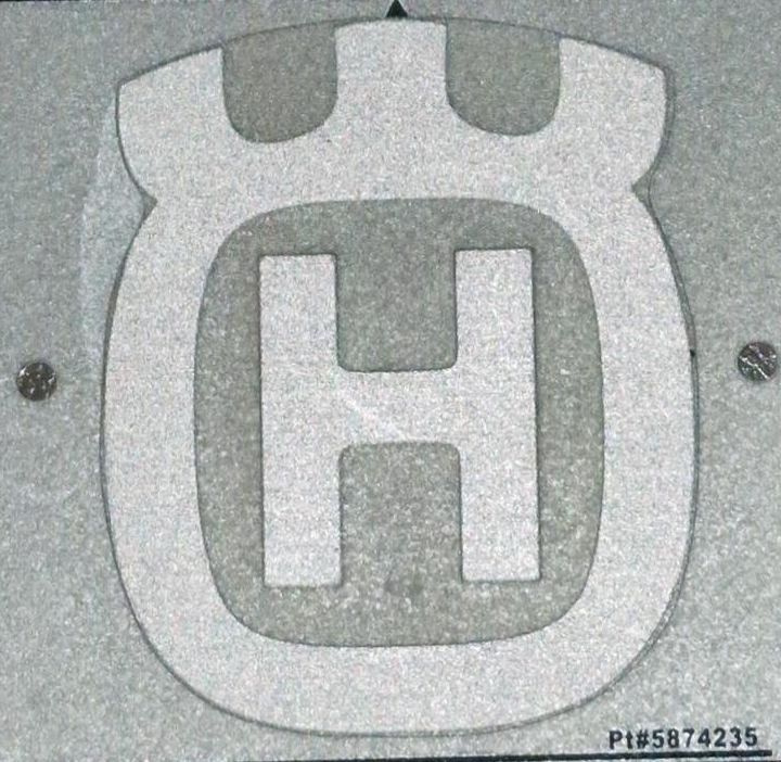 DECAL HUSQVARNA CROWN