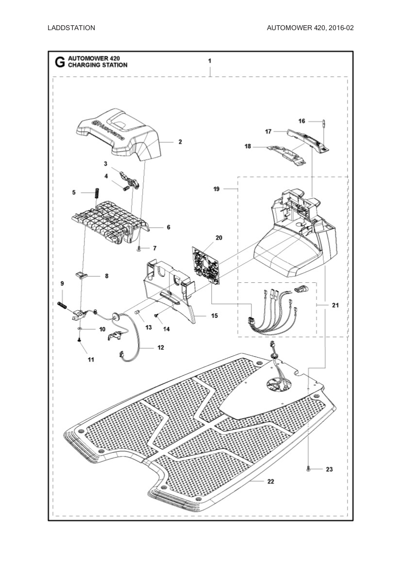 Housing Charging station KPL