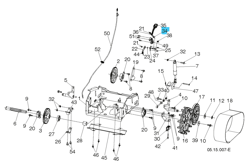 Rod Lever Control 5905943-01