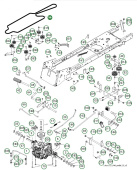 Drive belt Husqvarna TC138, TC138L, TC238, LT2317CMA Drive belt Husqvarna TC138, TC138L, TC238, LT2317CMA