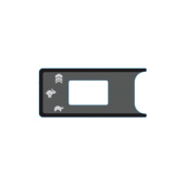 Decal Snow Console Graphic Dec 5930925-01 Decal Snow Console Graphic Dec 5930925-01