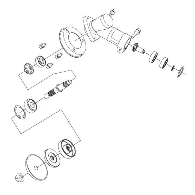 Gearbox 31R/33R 5937024-01