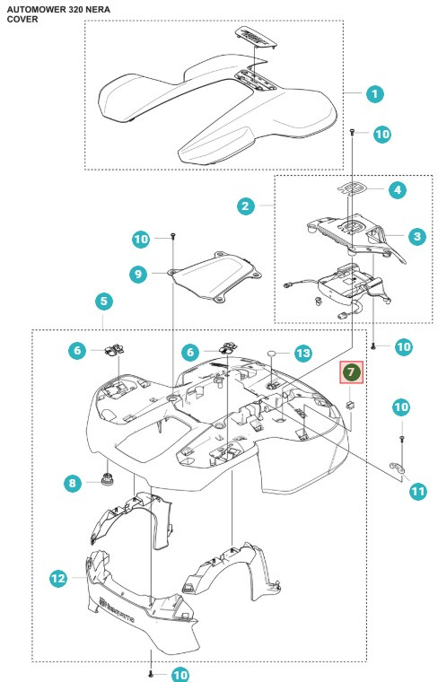 Clip body connection