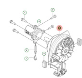 Motor assembly adapter spare part Motor assembly adapter spare part