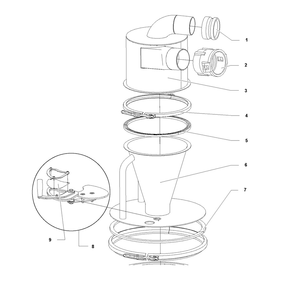 Drum locking ring ã 275