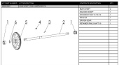 Axle and components Axle and components