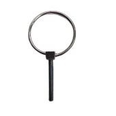 Wheel assembly with click pin Wheel assembly with click pin