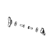 Chute deflector wing nut Chute deflector wing nut