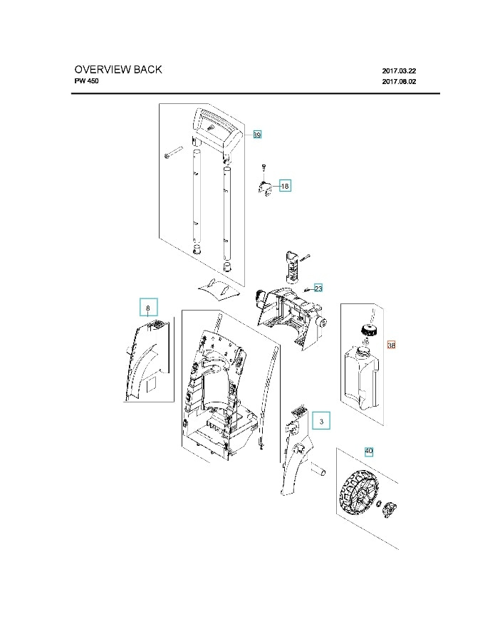 Detergent Tank Set 5960275-01