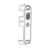 Lid battery contacts grey Lid battery contacts grey
