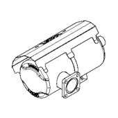 Muffler Muffler 500 Hybrid / P Muffler Muffler 500 Hybrid / P