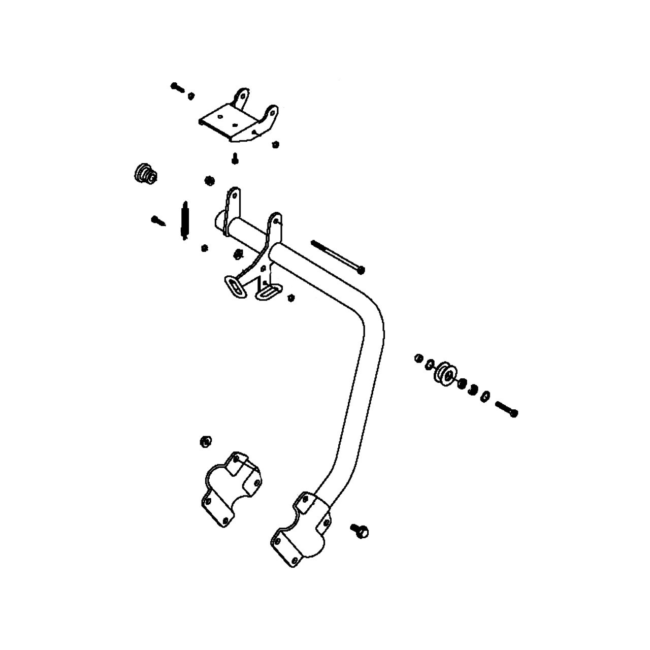 Reel support guide